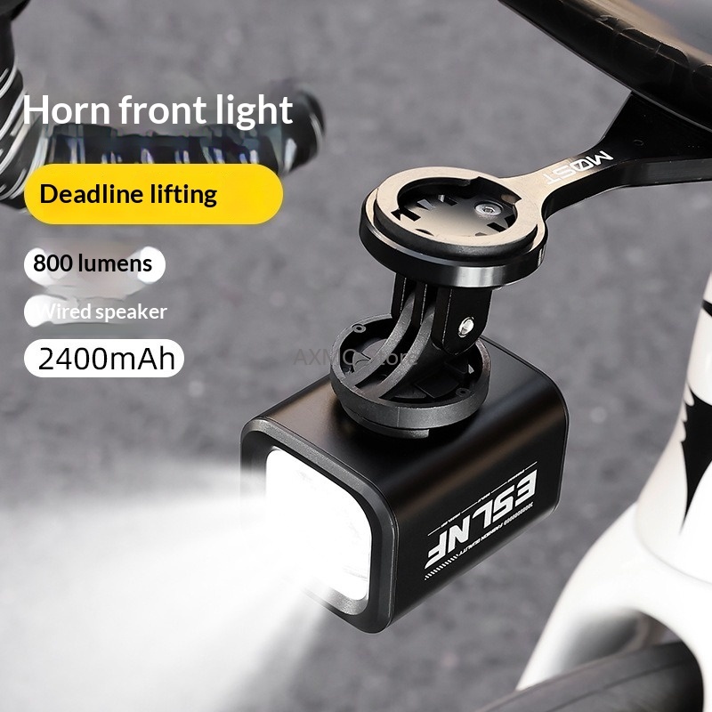 Road Cycling Essential Gear - مصباح أمامي للدراجة قابل لإعادة الشحن