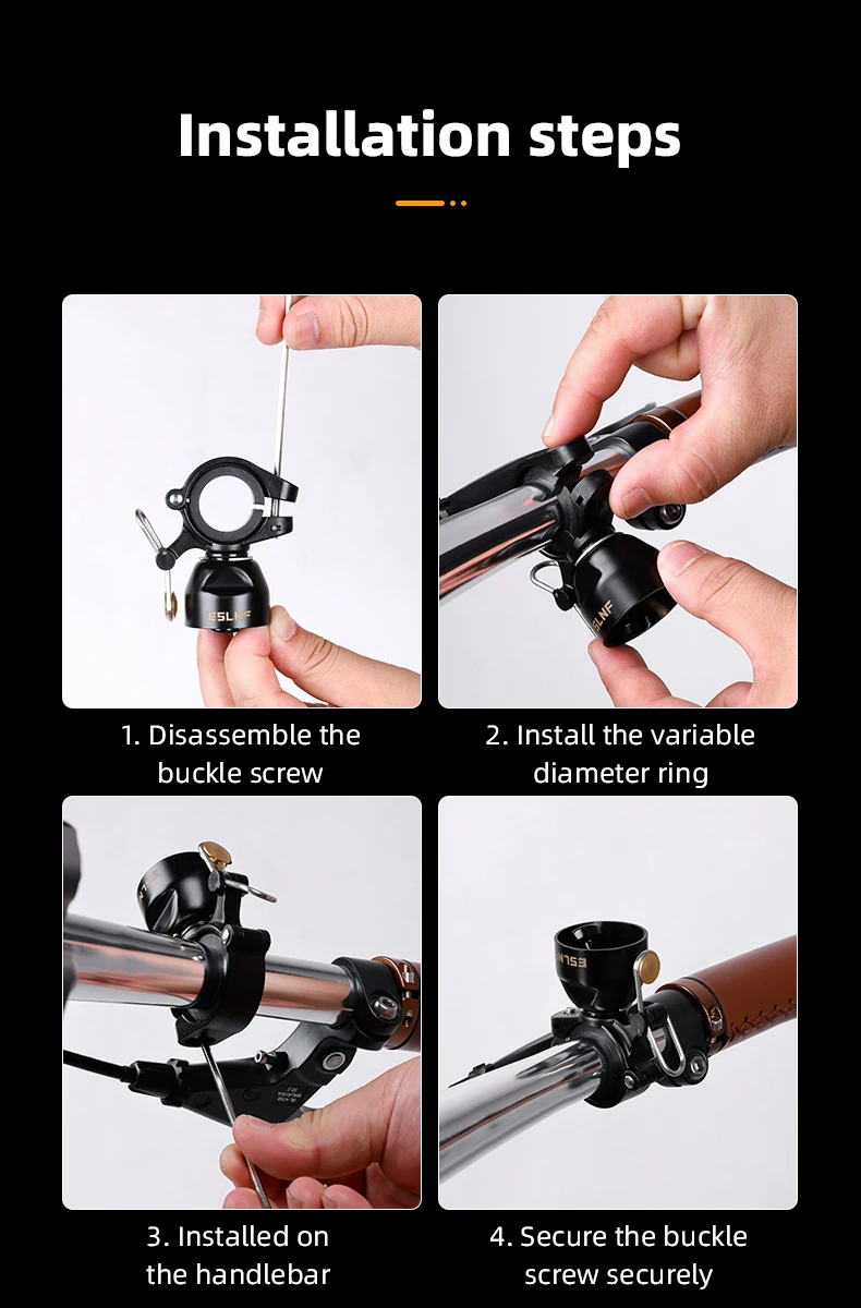 Road Cycling Essential Gear - الرجعية دراجة جرس السلامة تحذير الدراجة