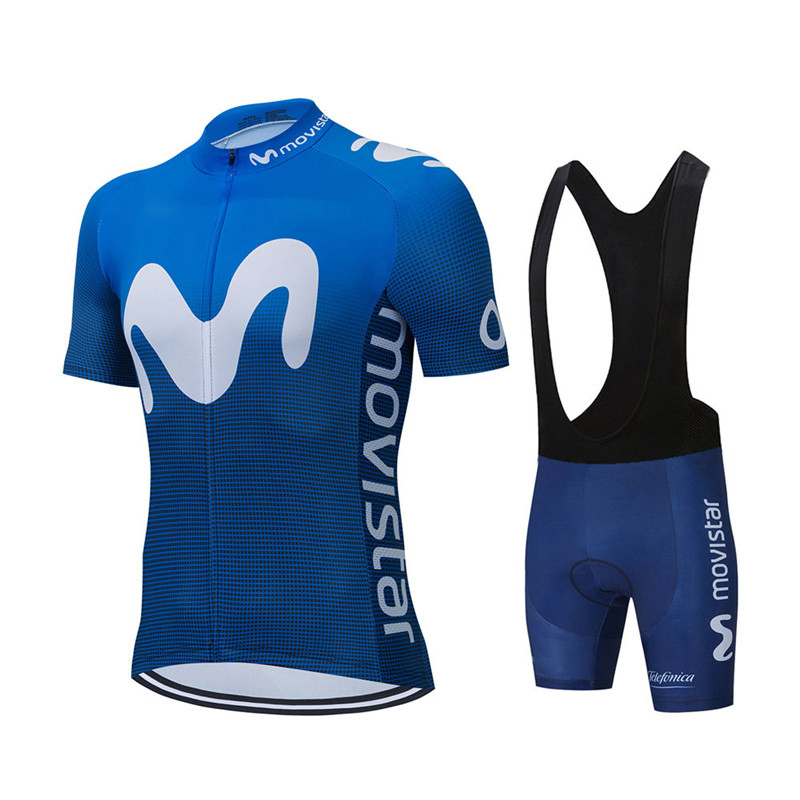 Cycling Gear Outfit - جديد الصيف Movistar فريق الدراجات جيرسي
