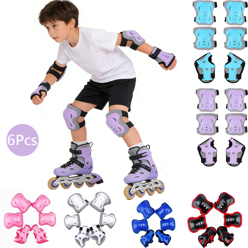 Cycling Gear For Kids - وسادات الركبة للأطفال، وسادات الكوع للأعمار
