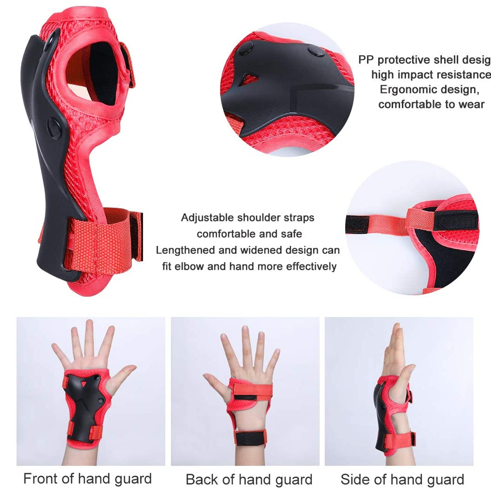 خوذة دراجة للأطفال وسادات معصم - مراجعة Cycling Gear For Kids وسعره