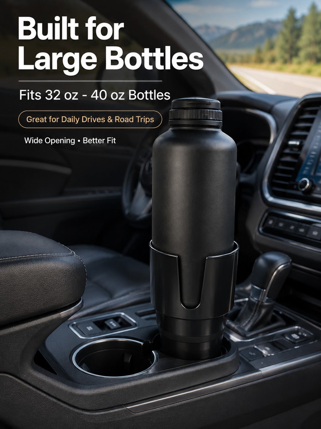 موسع حامل أكواب السيارة لمقابض - مراجعة Water Bottle Holder وسعره