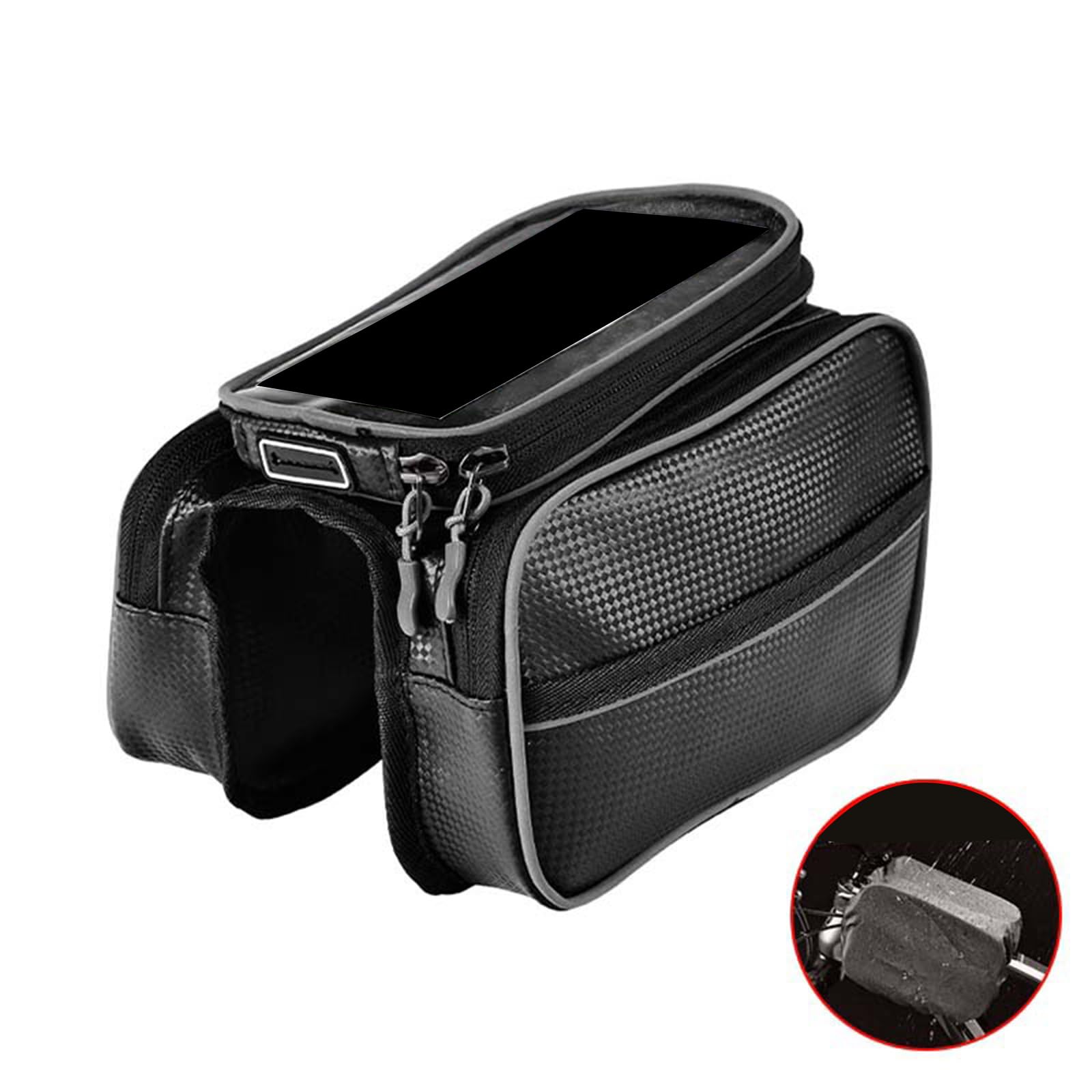 حقيبة إطار أمامية للدراجات لتخ - مراجعة Road Cycling Essential Gear وسعره