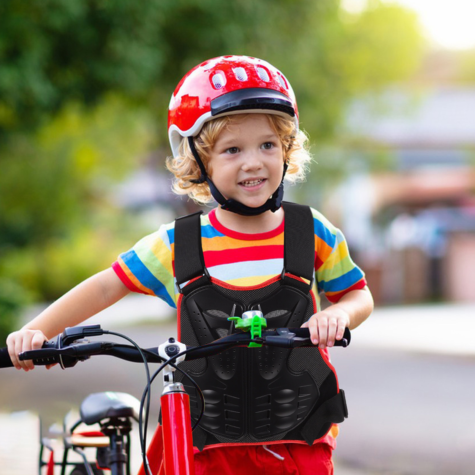 سترة واقية للأطفال مقاس L مقاو - مراجعة Cycling Gear For Kids وسعره
