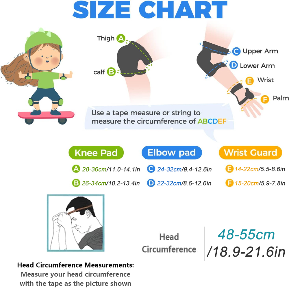 7 قطع خوذة دراجة للأطفال، خوذة - مراجعة Cycling Gear For Kids وسعره