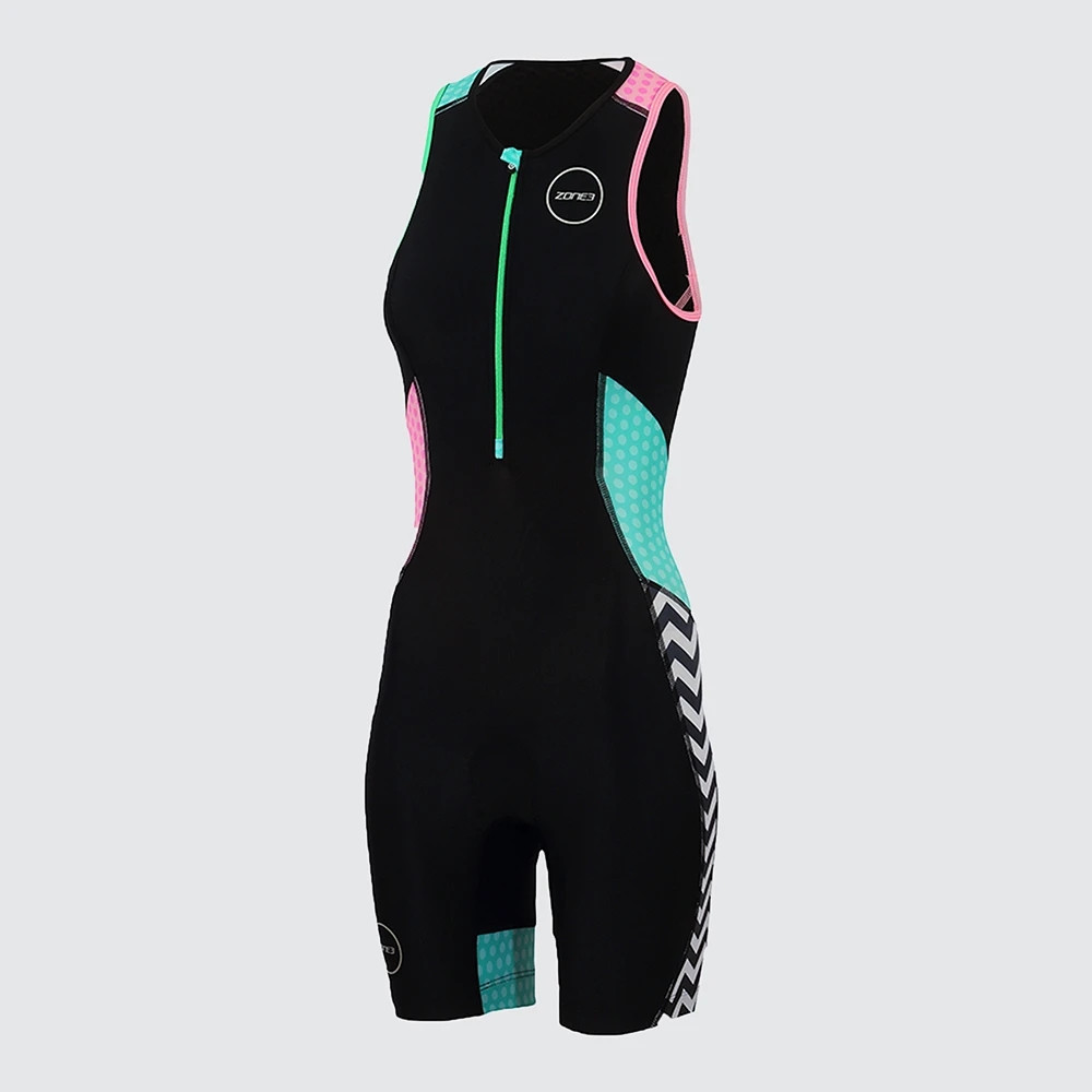 بدلة الترياتلون ZONE3 للنساء ، - مراجعة Cycling Gear Girls وسعره