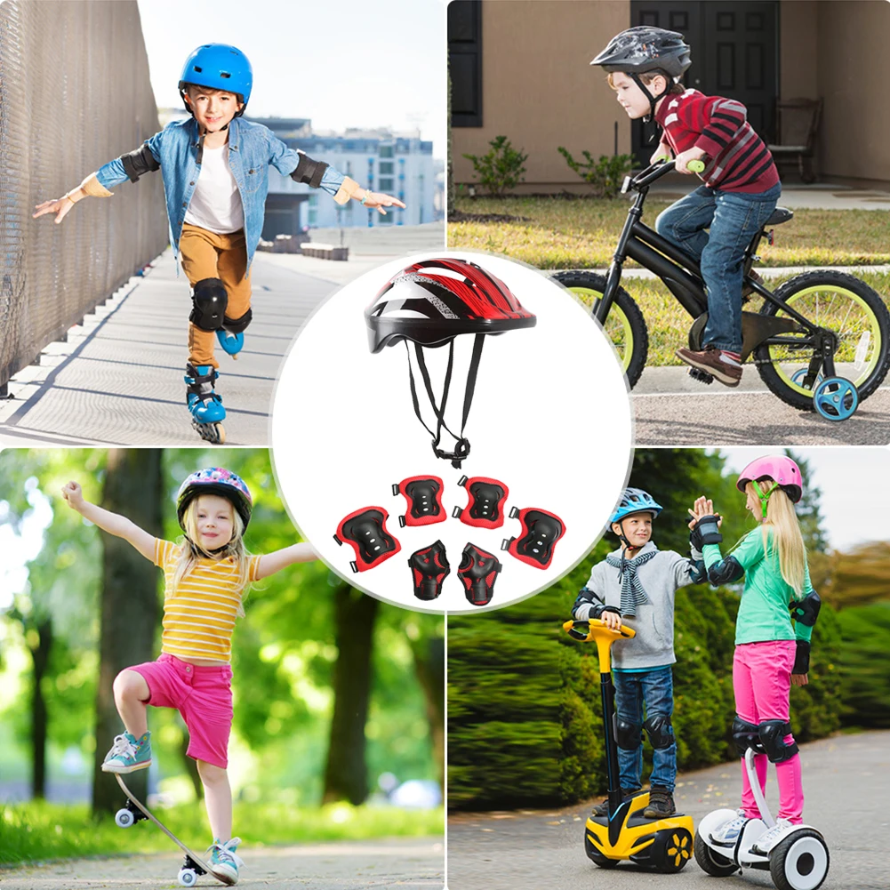 طقم حماية رياضي للدراجات مكون  - مراجعة Cycling Gear For Kids وسعره